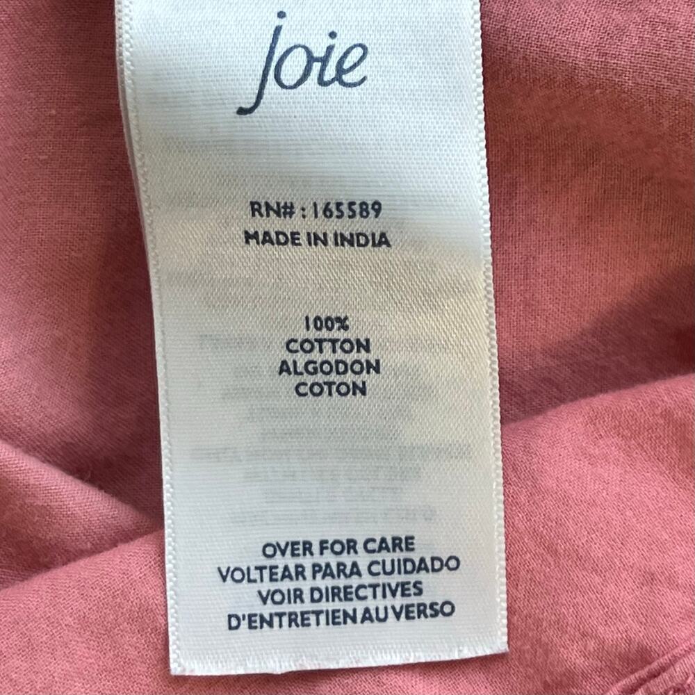 Joie Bondi Tiered Sundress Maxi Midi Dress red cheetah print 100% cotton - Picture 9 of 10